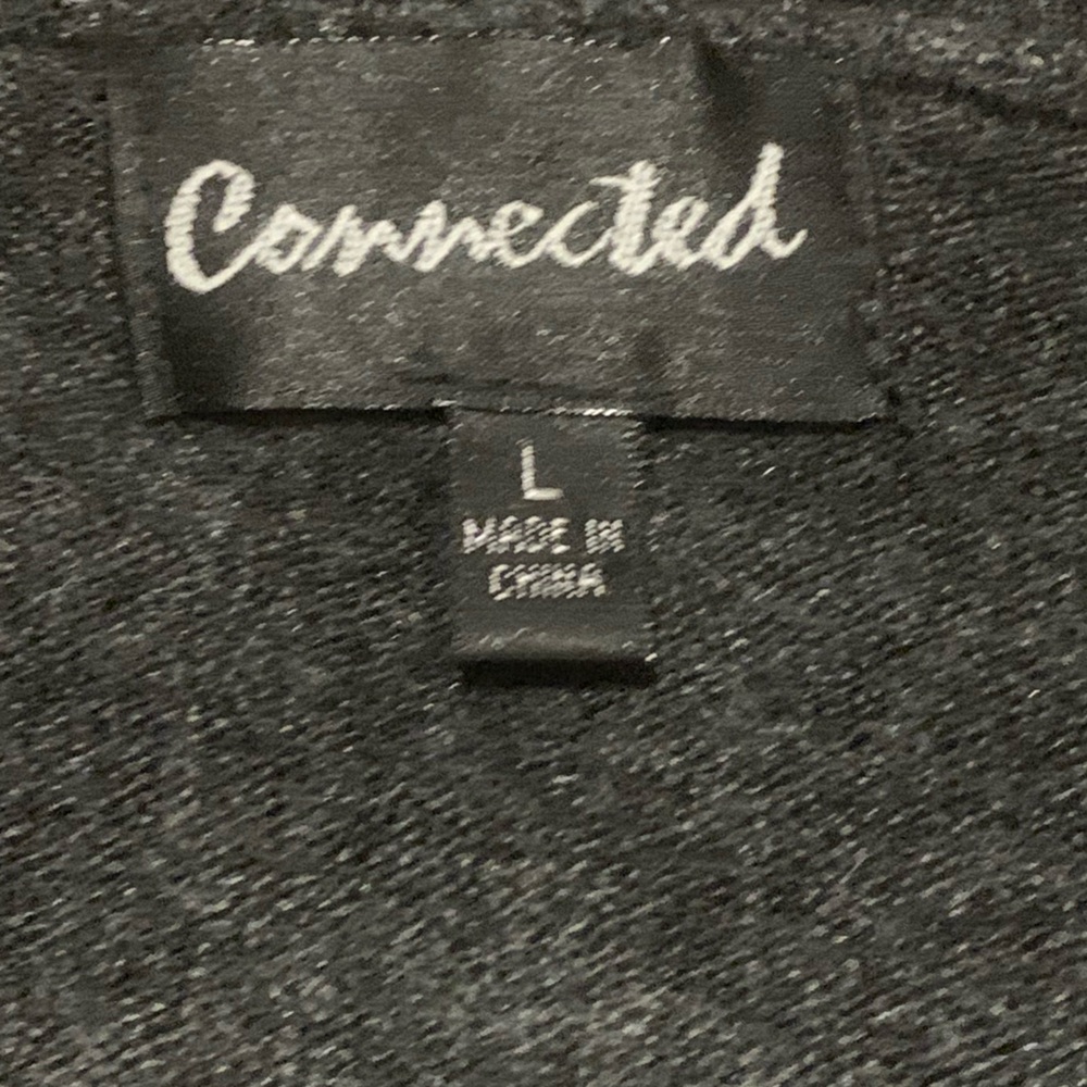 Connected Apparel Black Knitted Wrap Dress Size L - Picture 3 of 3